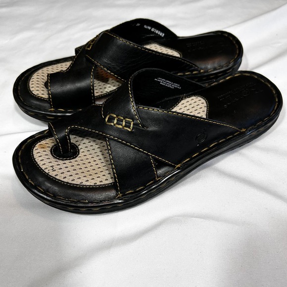 Born Leather Sandals Womens US7 European 38 100% Genuine Leather Upper - Picture 2 of 10